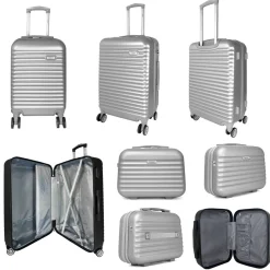 Truck Lot 3 valises plus 1 vanity rigides ABS