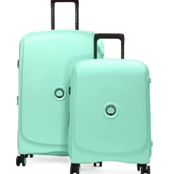 Delsey Lot 2 valises rigides Beaumont cabine 55cm et soute extensible 71cm TSA