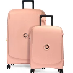 Delsey Lot 2 valises rigides Beaumont cabine 55cm et soute extensible 76cm TSA