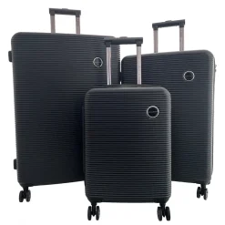 David Jones Lot 3 valises rigides dont 1 valise cabine ABS TSA
