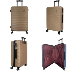 David Jones Lot 3 valises rigides dont 1 valise cabine ABS TSA
