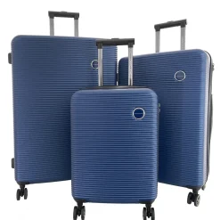 David Jones Lot 3 valises rigides dont 1 valise cabine ABS TSA