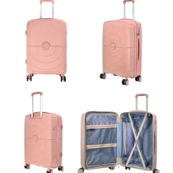 David Jones Lot 3 valises rigides dont 1 valise cabine TSA PETE