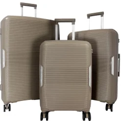 David Jones Lot 3 valises rigides dont 1 cabine PETE TSA