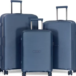 David Jones Lot 3 valises rigides dont 1 valise cabine TSA PETE