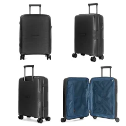 David Jones Lot 3 valises rigides dont 1 valise cabine TSA PETE