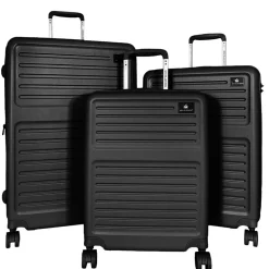 David Jones Lot 3 valises rigides extensibles dont 1 cabine TSA