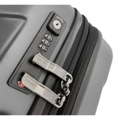 Delsey Lot 3 valises rigides extensible dont 1 cabine ABS TSA