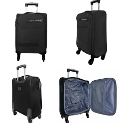 David Jones Lot de 3 valises dont 1 valise cabine souples