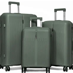 Cactus Lot de 3 valises rigides dont une valise cabine TSA PETE