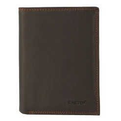 Homme Cactus Portefeuille cuir de vachette anti-RFID