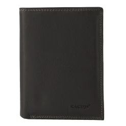 Homme Cactus Portefeuille cuir de vachette anti-RFID