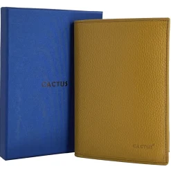 Femme Cactus Portefeuille cuir de vachette anti-RFID