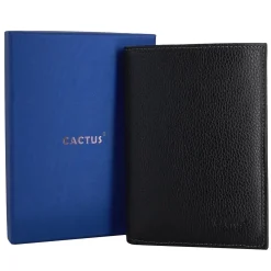 Femme Cactus Portefeuille cuir de vachette anti-RFID