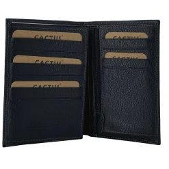 Femme Cactus Portefeuille cuir de vachette anti-RFID