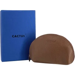 Femme Cactus Porte-monnaie cuir de vachette