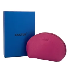 Femme Cactus Porte-monnaie cuir de vachette