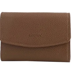 Femme Cactus Porte-monnaie cuir de vachette anti-RFID