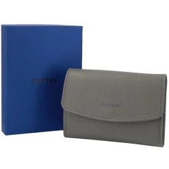 Femme Cactus Porte-monnaie cuir de vachette anti-RFID