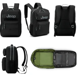 Jeep Sac à dos ordinateur simple compartiment JS015B 15.6
