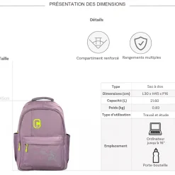 Les Sacs de K'rlot Sac à dos porte-ordinateur les sacs de K'rlot 16