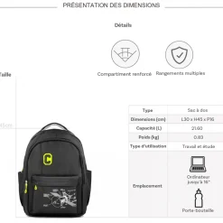 Les Sacs de K'rlot Sac à dos porte-ordinateur les sacs de K'rlot 16