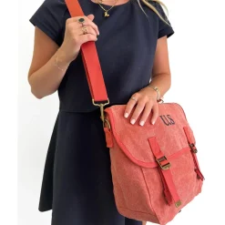 Femme Cactus Sac à main gibecière A4 en toile grande taille