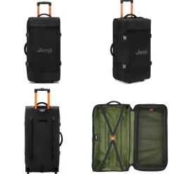 Jeep Sac de voyage avec roulettes 64L JS007C polyester taille L 73cm