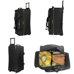 Truck Sac de voyage avec roulettes 64L polyester taille M 65.50cm