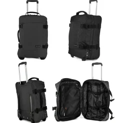 David Jones Sac de voyage cabine à roulettes 35L double compartiment taille S 50cm