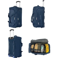 David Jones Sac de voyage cabine avec roulettes 36L polyester taille S 53cm