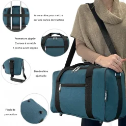 Truck Sac de voyage 20L week-end et sport polyester format Ryan Air sans roulettes