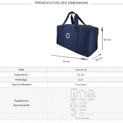 Cactus Sac de voyage week-end 30L polyester sans roulettes