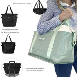 Cactus Sac de voyage week-end 28L déperlant sans roulettes