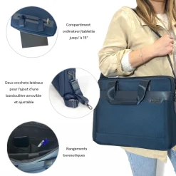 David Jones Serviette porte-ordinateur 15