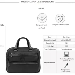 David Jones Serviette porte-ordinateur 16"