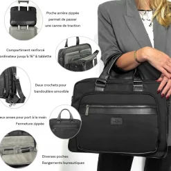 David Jones Serviette porte-ordinateur 16