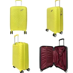 David Jones Valise cabine rigide PETE TSA 56cm