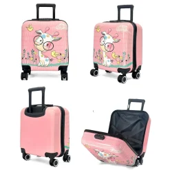 Les Sacs de K'rlot Valise cabine rigide enfant motif 3D Les Sacs de K'rlot 46cm