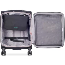 Delsey Valise cabine souple slim Helium DLX TSA 55cm