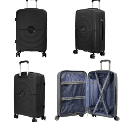 David Jones Valise grande taille rigide PETE TSA 75cm